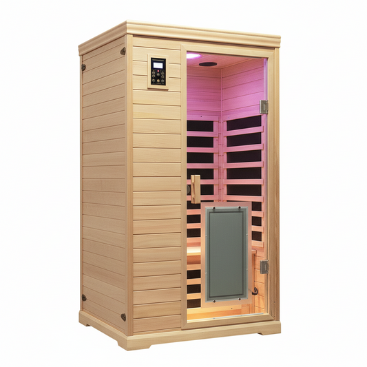 2-Person Canadian Hemlock Infrared Sauna